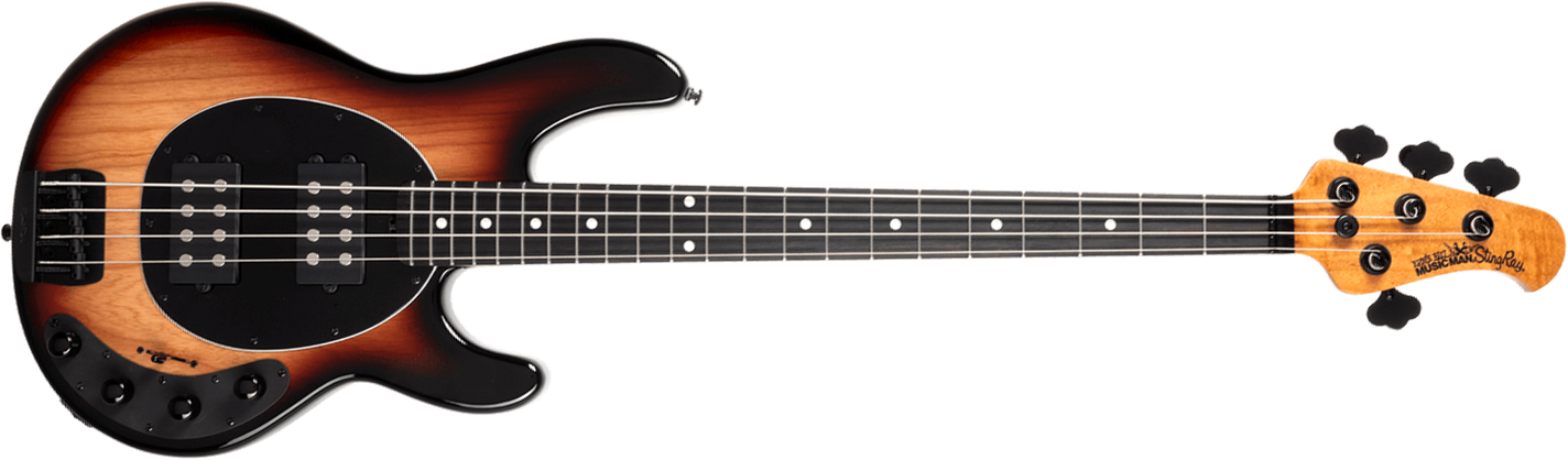 Music Man Stingray Special Hh Active Eb +housse - Faded Vintage Sunburst - Solidbody E-bass - Main picture