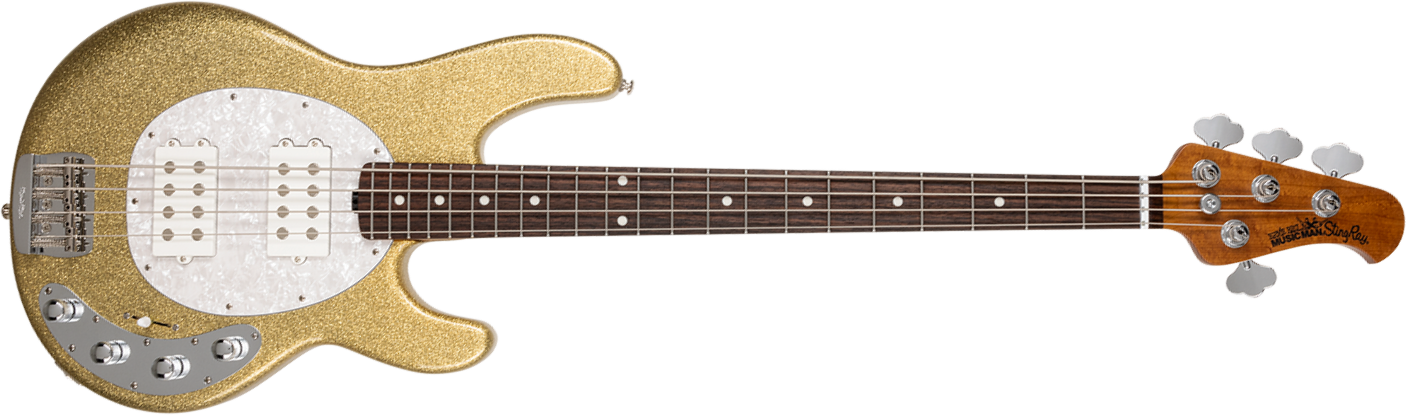 Music Man Stingray Special Hh Active Rw +housse - Genius Gold - Solidbody E-bass - Main picture