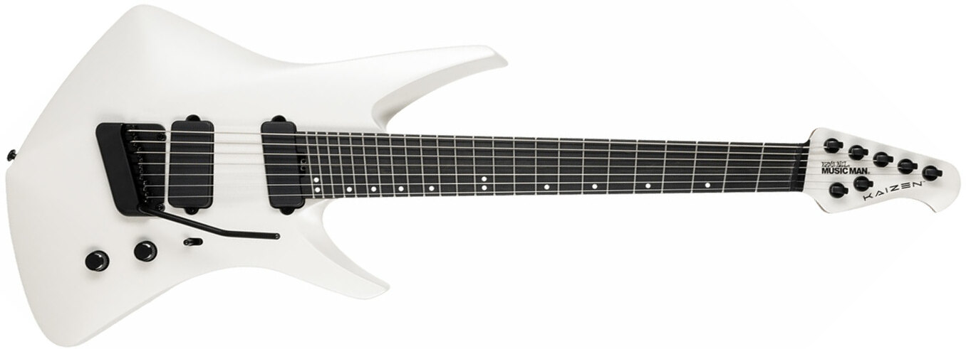 Music Man Tosin Abasi Kaizen 7c Signature Multiscale 2h Trem Eb - Chalk White - Signature-E-Gitarre - Main picture