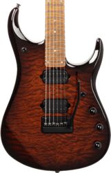 Signature-e-gitarre Music man John Petrucci JP15 +Gig Bag - Amber waves quilt