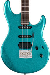 E-gitarre in str-form Music man Steve Lukather Luke III HSS - Ocean sparkle