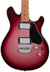 Signature-e-gitarre Music man Valentine +Gig Bag (USA, MN) - Maroon burst sparkle