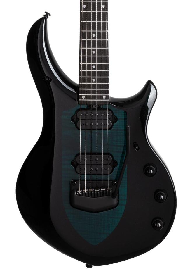 Signature-e-gitarre Music man John Petrucci Majesty 6 +Gig Bag - Emerald sky