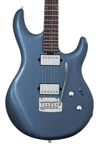 Signature-e-gitarre Music man Steve Lukather Luke III HH +Gig Bag - Bodhi blue