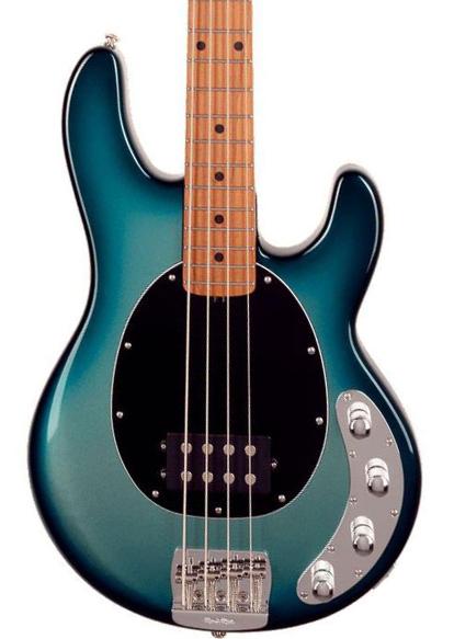Solidbody e-bass Music man StingRay Special H (MN) +Gig Bag - Frost green pearl