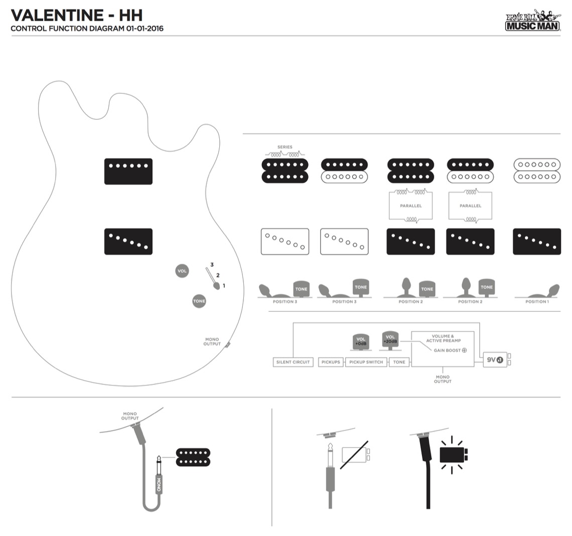 Music Man James Valentine Tremolo Signature (mn) - Satin Natural - Double Cut E-Gitarre - Variation 2