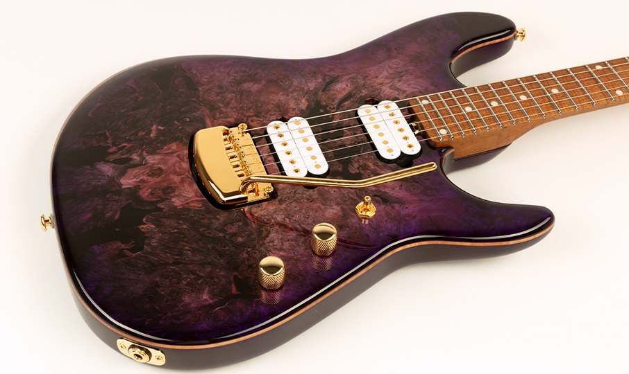 Music Man Jason Richardson 6 Cutlass Signature 6c 2h Trem Mn - Majora Purple - E-Gitarre in Str-Form - Variation 2