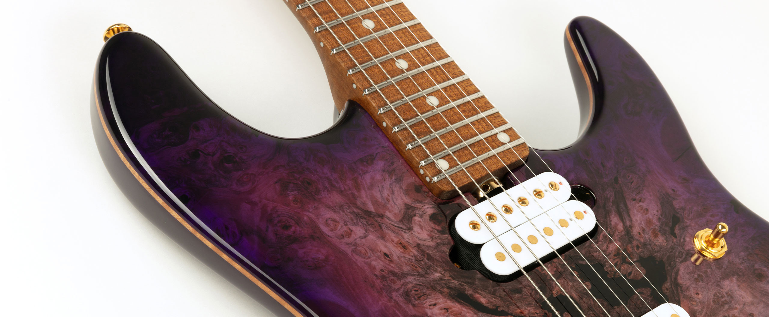 Music Man Jason Richardson 6 Cutlass Signature 6c 2h Trem Mn - Majora Purple - E-Gitarre in Str-Form - Variation 3