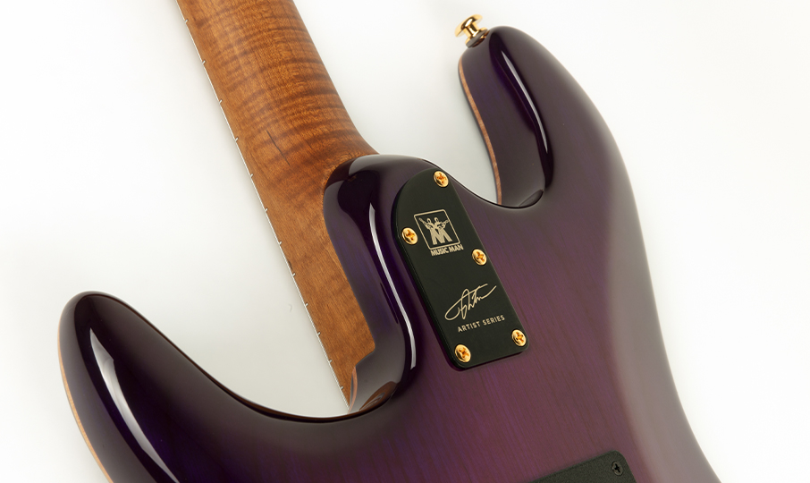 Music Man Jason Richardson 6 Cutlass Signature 6c 2h Trem Mn - Majora Purple - E-Gitarre in Str-Form - Variation 6