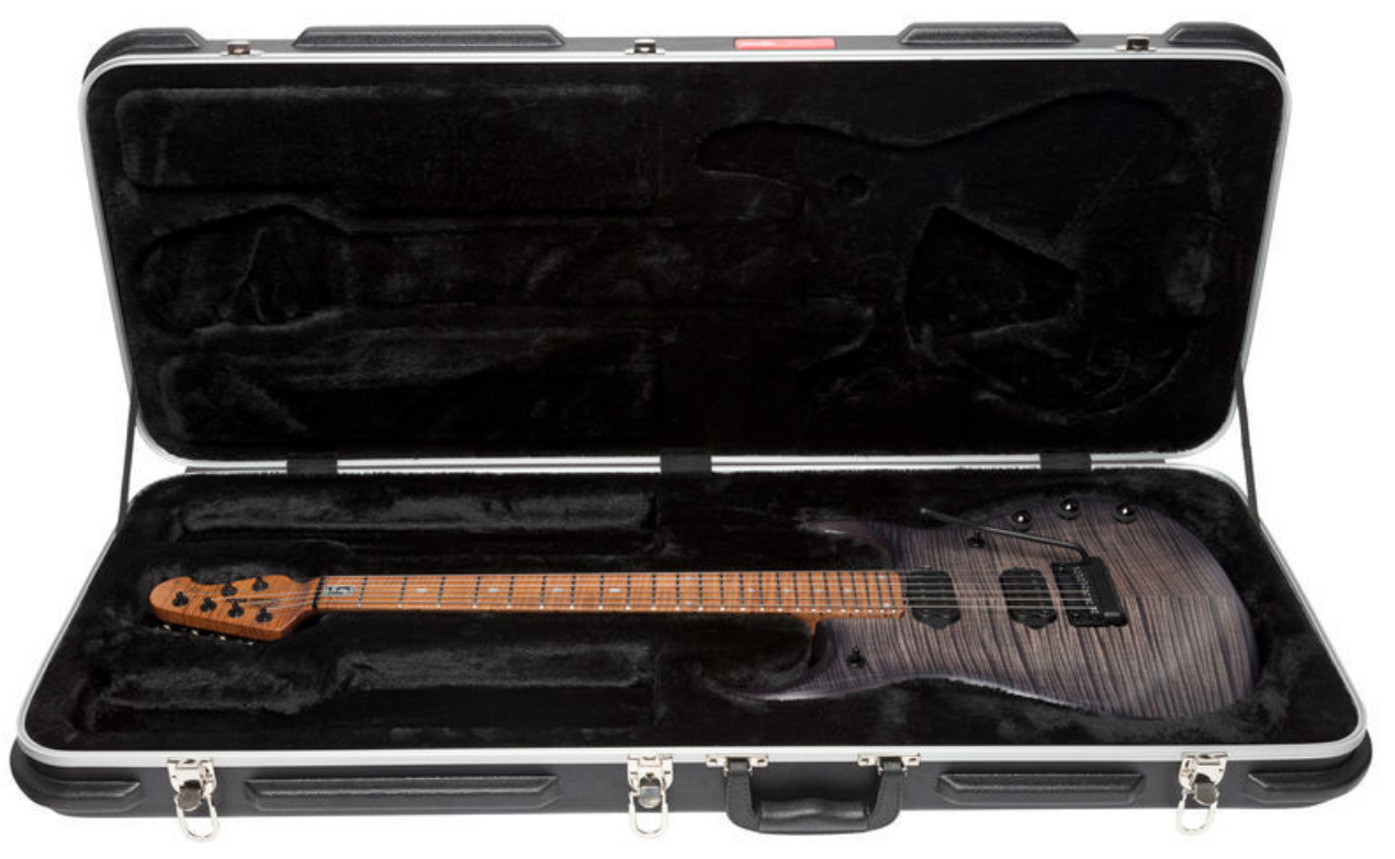 Music Man John Petrucci Jp15 Signature Hh Dimarzio Piezo Trem Mn - Flame Trans Black Burst - E-Gitarre aus Metall - Variation 5