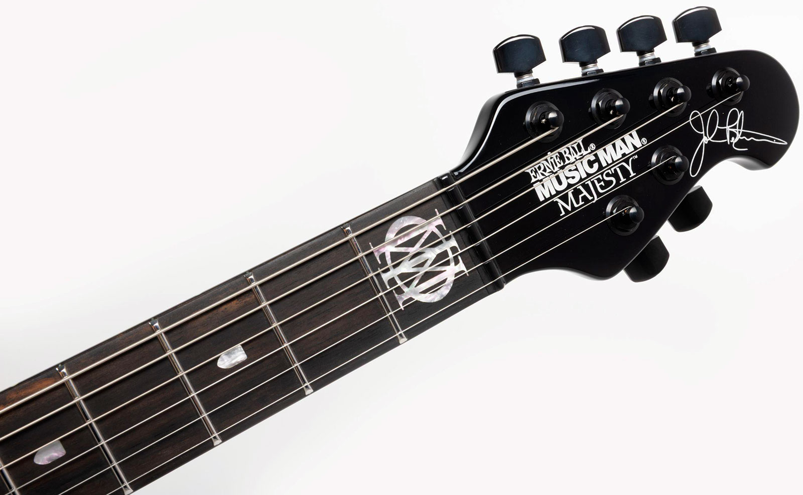 Music Man John Petrucci Majesty 6 Signature 2h Dimarzio Piezo Trem Eb +etui - Dark Side - Signature-E-Gitarre - Variation 4