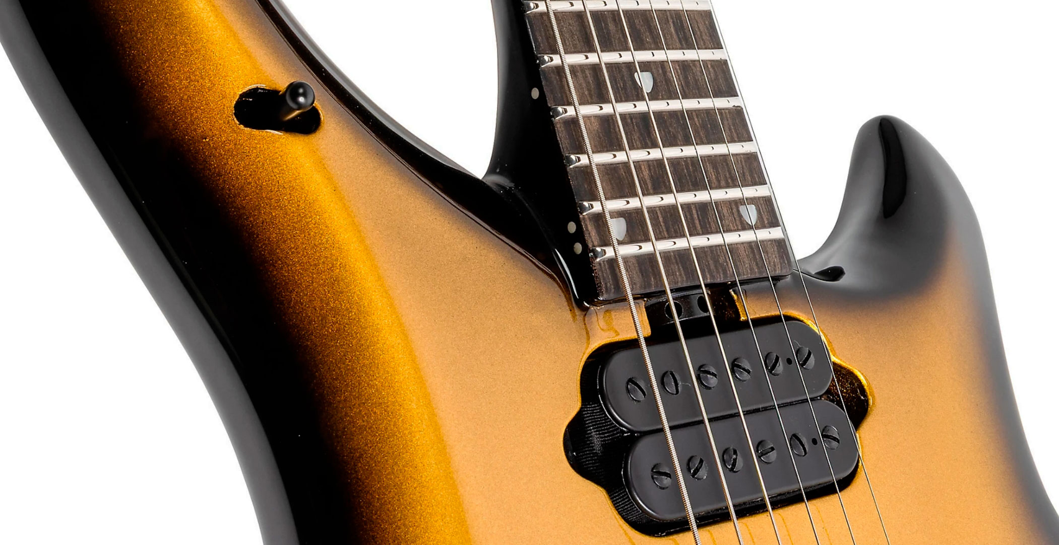 Music Man John Petrucci Majesty 6 Signature 2h Dimarzio Piezo Trem Eb +etui - Gold Eclipse - Signature-E-Gitarre - Variation 5