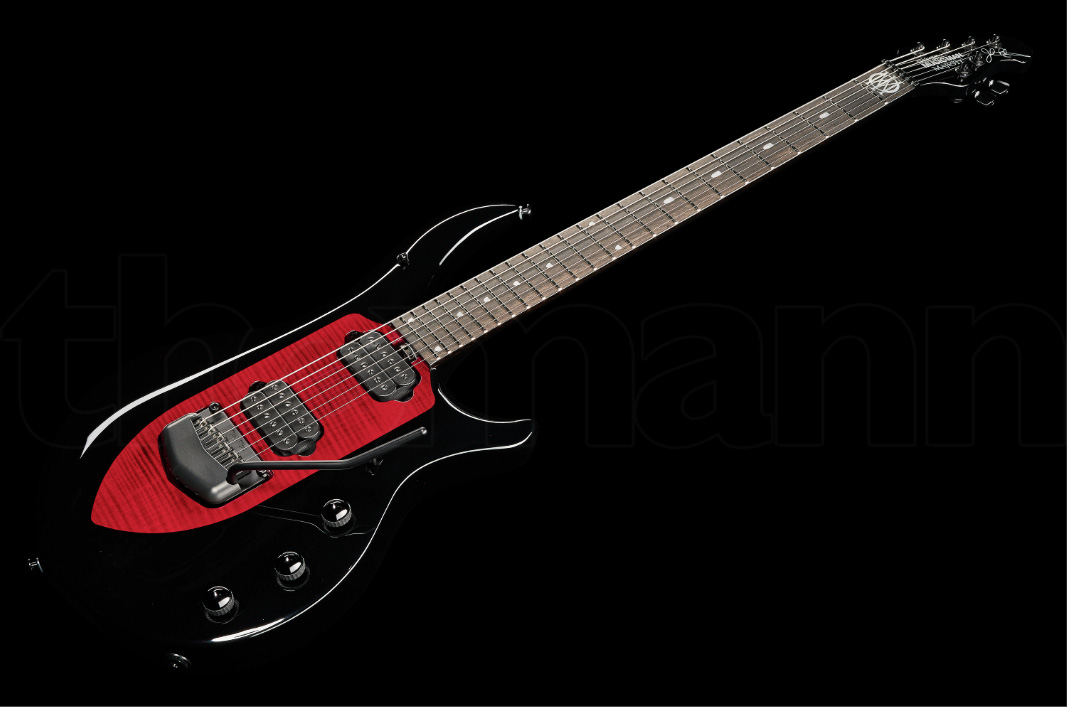 Music Man John Petrucci Majesty 6 Signature 2h Dimarzio Piezo Trem Eb - Sanguine Red - E-Gitarre aus Metall - Variation 2