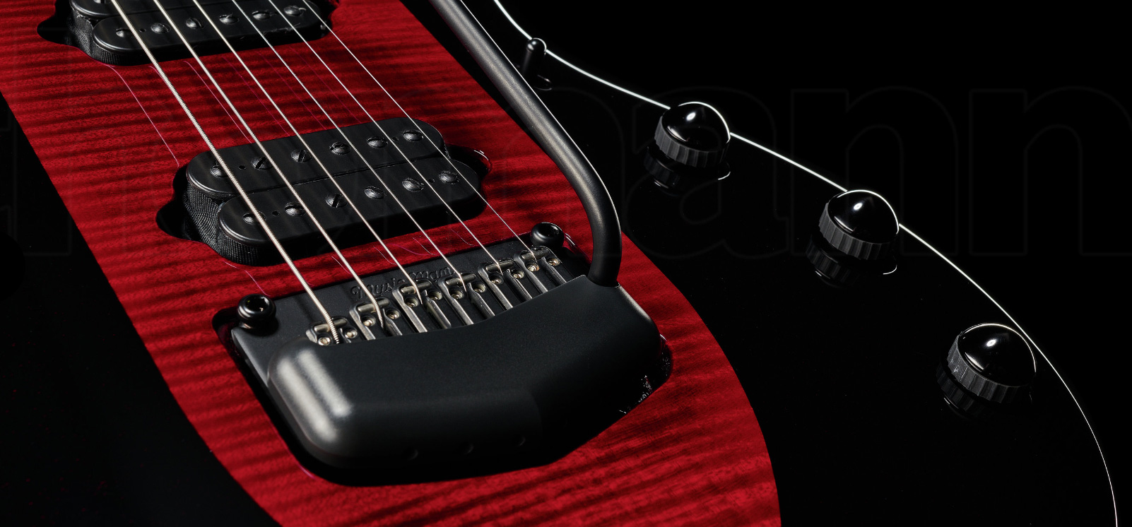 Music Man John Petrucci Majesty 6 Signature 2h Dimarzio Piezo Trem Eb - Sanguine Red - E-Gitarre aus Metall - Variation 3