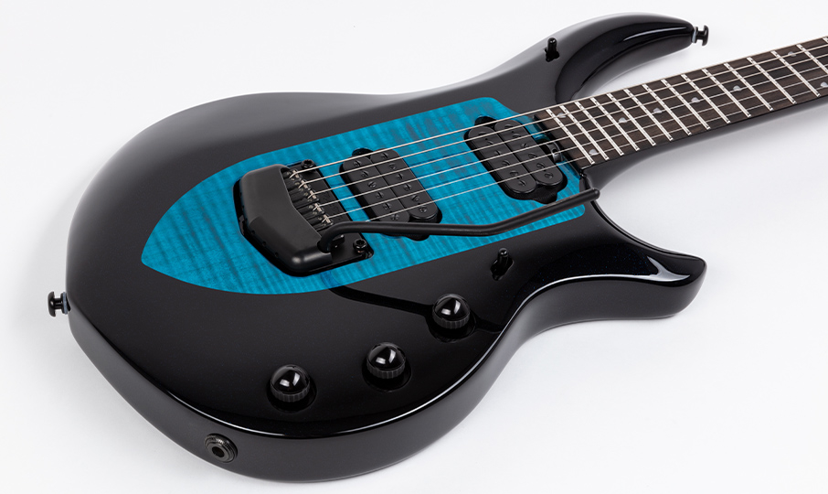 Music Man John Petrucci Majesty 6 Signature 2h Dimarzio Piezo Trem Eb - Okelani Blue - E-Gitarre aus Metall - Variation 2