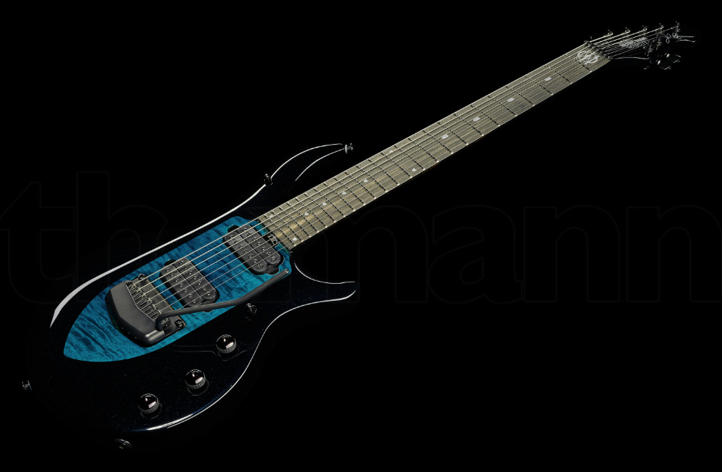 Music Man John Petrucci Majesty 7 Signature 2h Dimarzio Piezo Trem Eb - Okelani Blue - 7-saitige E-Gitarre - Variation 2