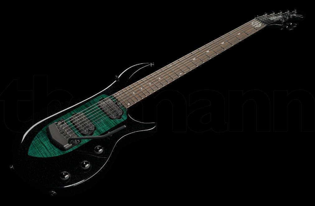 Music Man John Petrucci Majesty 7 Signature 2h Dimarzio Piezo Trem Eb - Emerald Sky - 7-saitige E-Gitarre - Variation 2