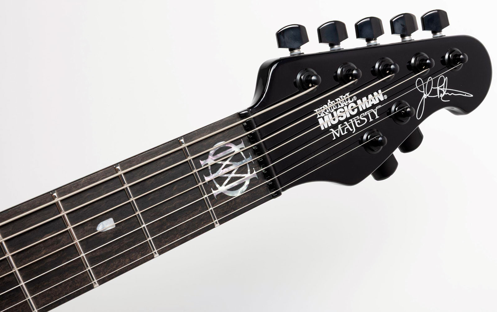 Music Man John Petrucci Majesty 7c Signature 2h Dimarzio Piezo Trem Eb +etui - Dark Side - Signature-E-Gitarre - Variation 4
