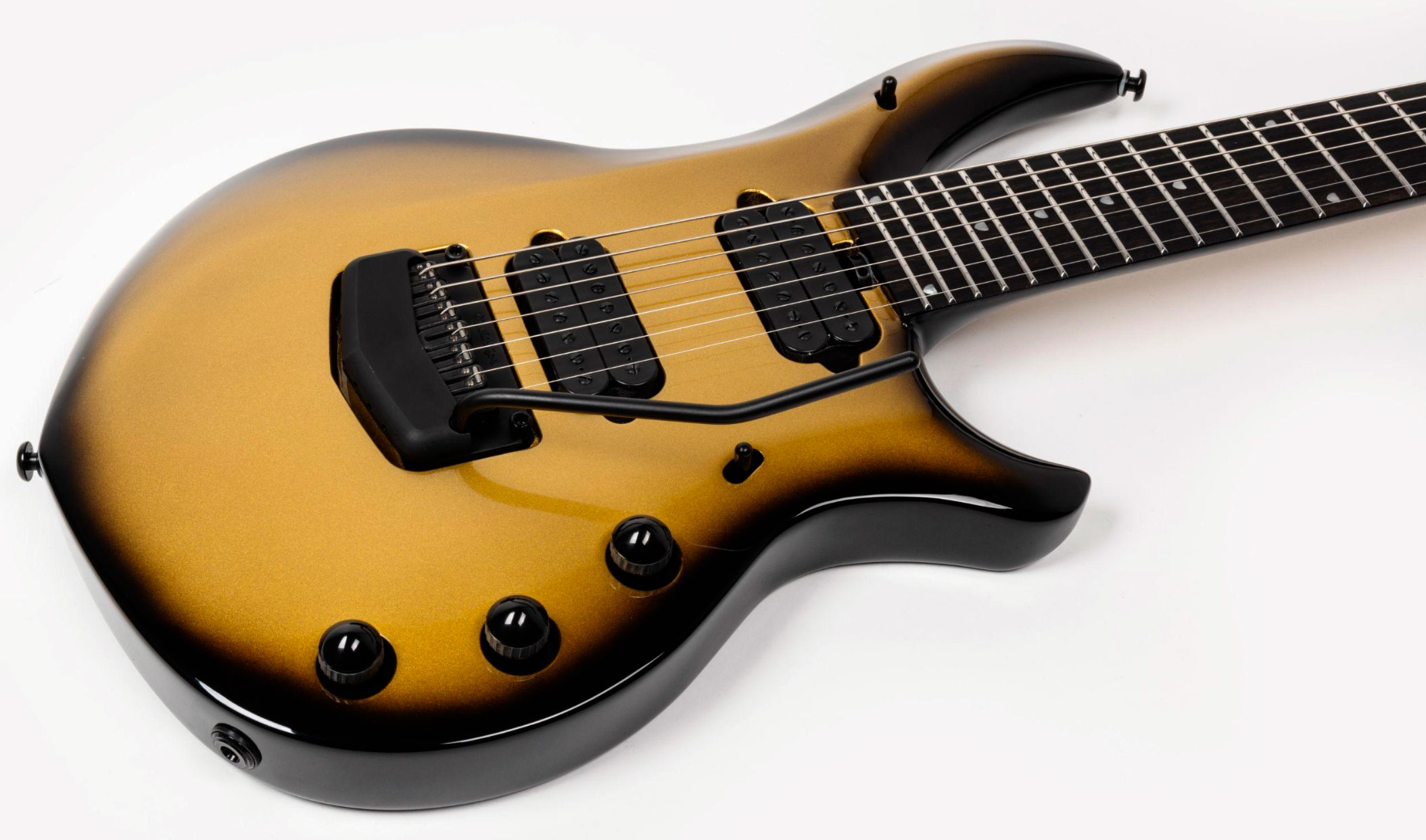 Music Man John Petrucci Majesty 7c Signature 2h Dimarzio Piezo Trem Eb +etui - Gold Eclipse - Signature-E-Gitarre - Variation 4