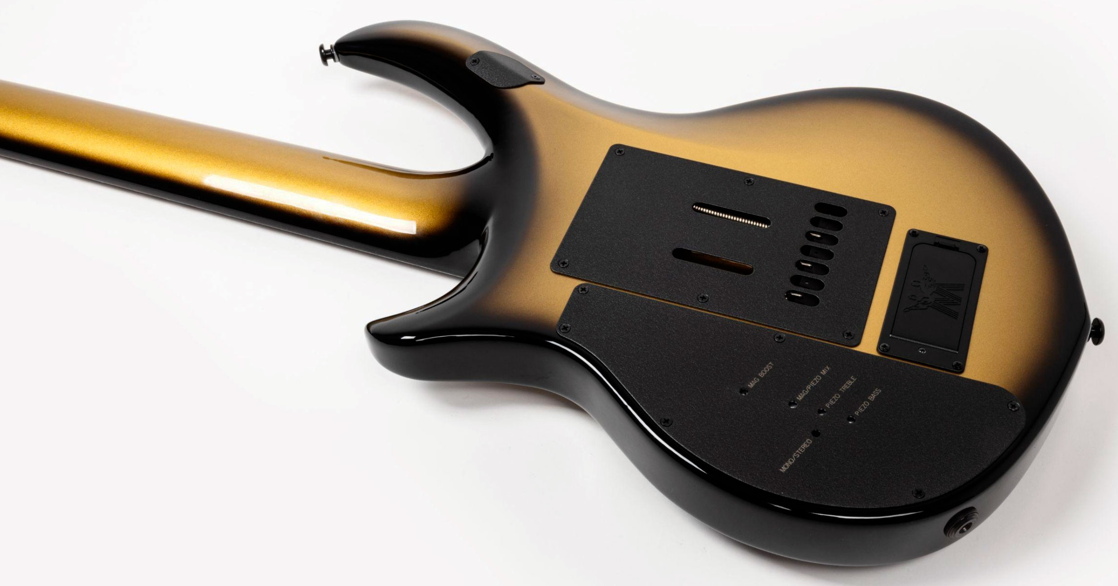 Music Man John Petrucci Majesty 7c Signature 2h Dimarzio Piezo Trem Eb +etui - Gold Eclipse - Signature-E-Gitarre - Variation 5