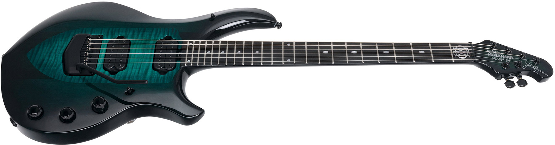 Music Man John Petrucci Majesty 7c Signature 2h Dimarzio Piezo Trem Eb - Enchanted Forest - 7-saitige E-Gitarre - Variation 1