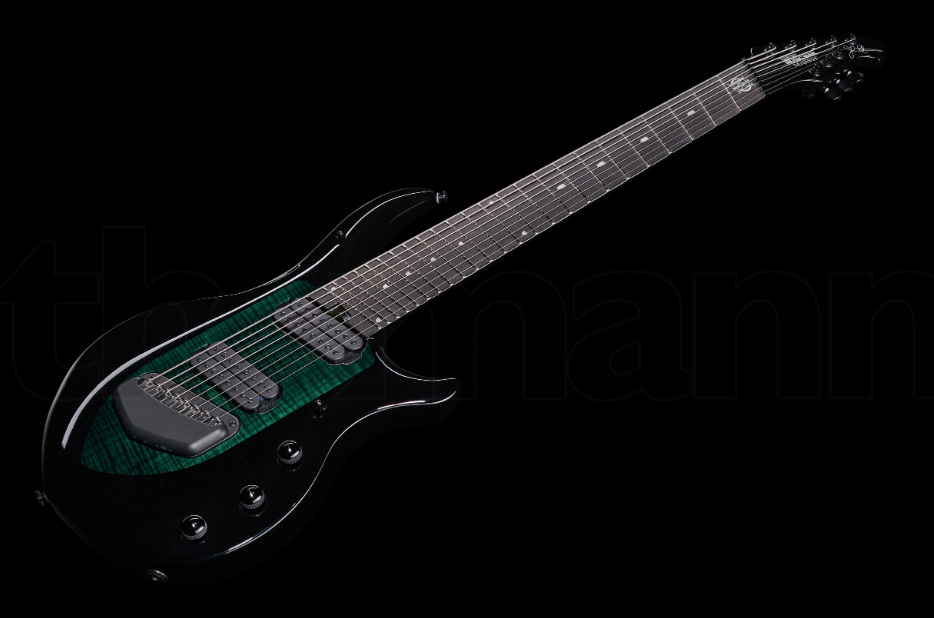 Music Man John Petrucci Majesty 8c Signature 2h Dimarzio Piezo Ht Eb - Emerald Sky - 8- und 9-saitige E-Gitarre - Variation 2