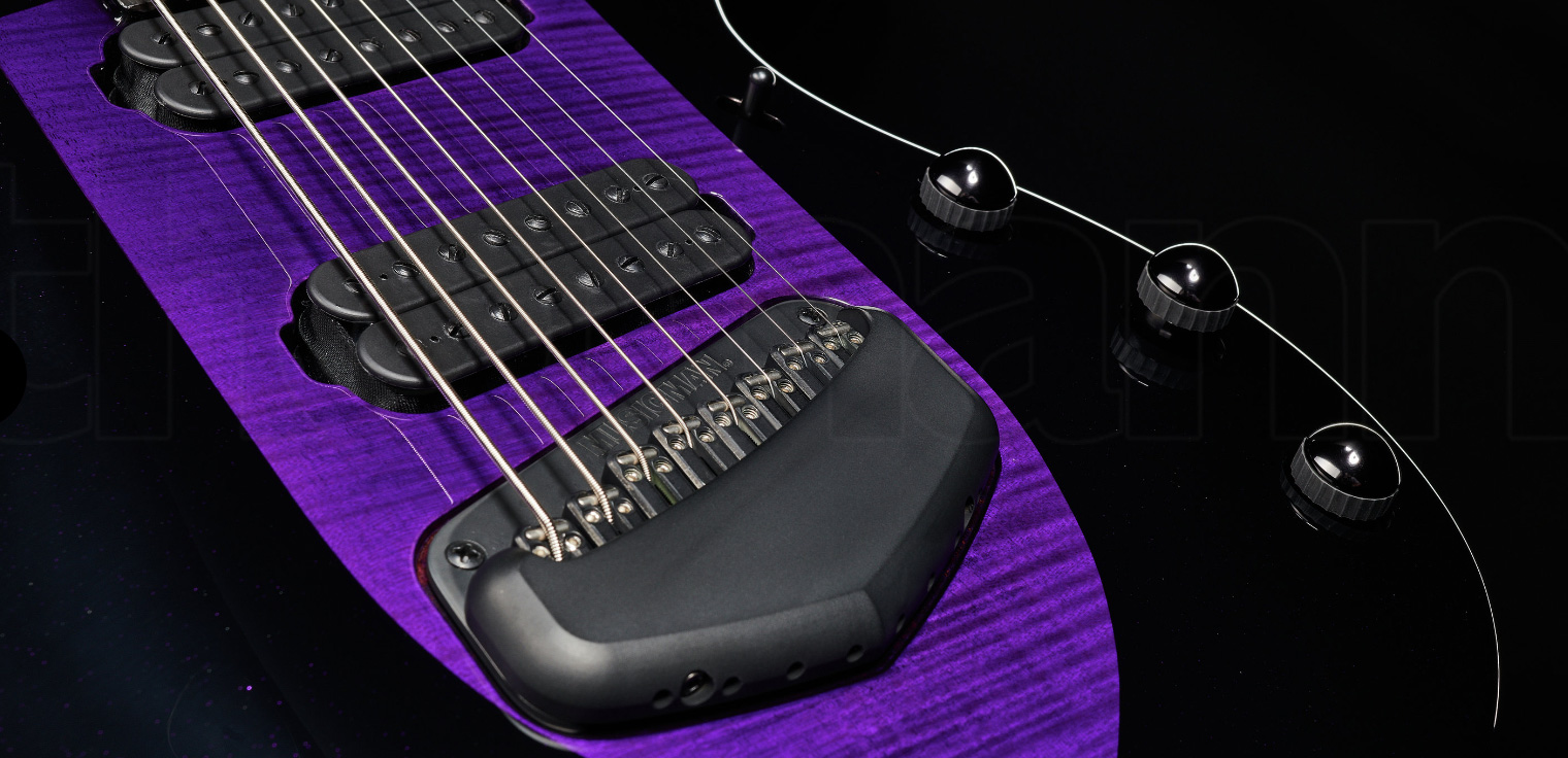 Music Man John Petrucci Majesty 8c Signature 2h Dimarzio Piezo Ht Eb - Wisteria Blossom - 8- und 9-saitige E-Gitarre - Variation 3