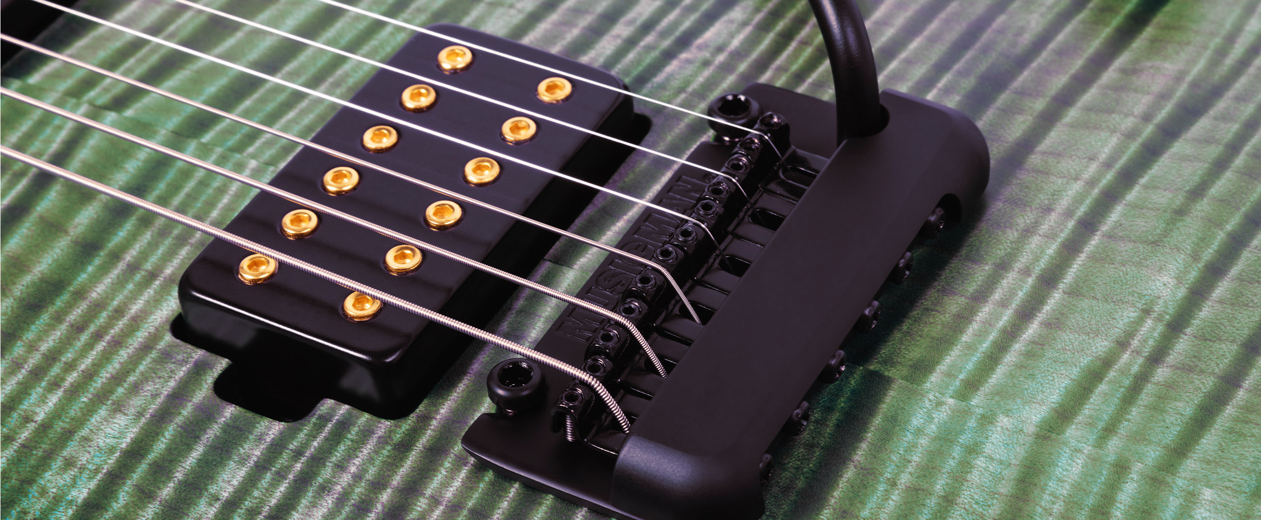 Music Man Rabea Massad Sabre Signature 2h Trem Eb - Emerald Hill Burst - Signature-E-Gitarre - Variation 1