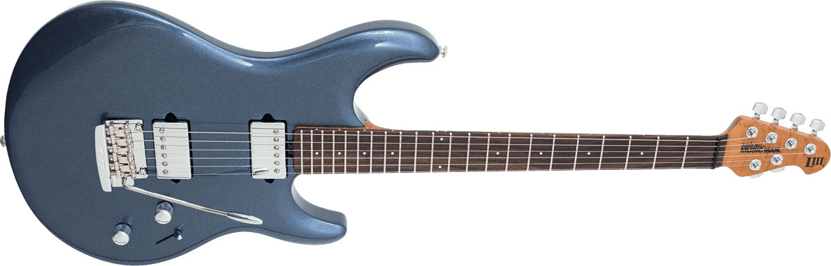 Music Man Steve Lukather Luke Iii 3 Hh Signature Trem Rw - Bodhi Blue - E-Gitarre in Str-Form - Variation 1
