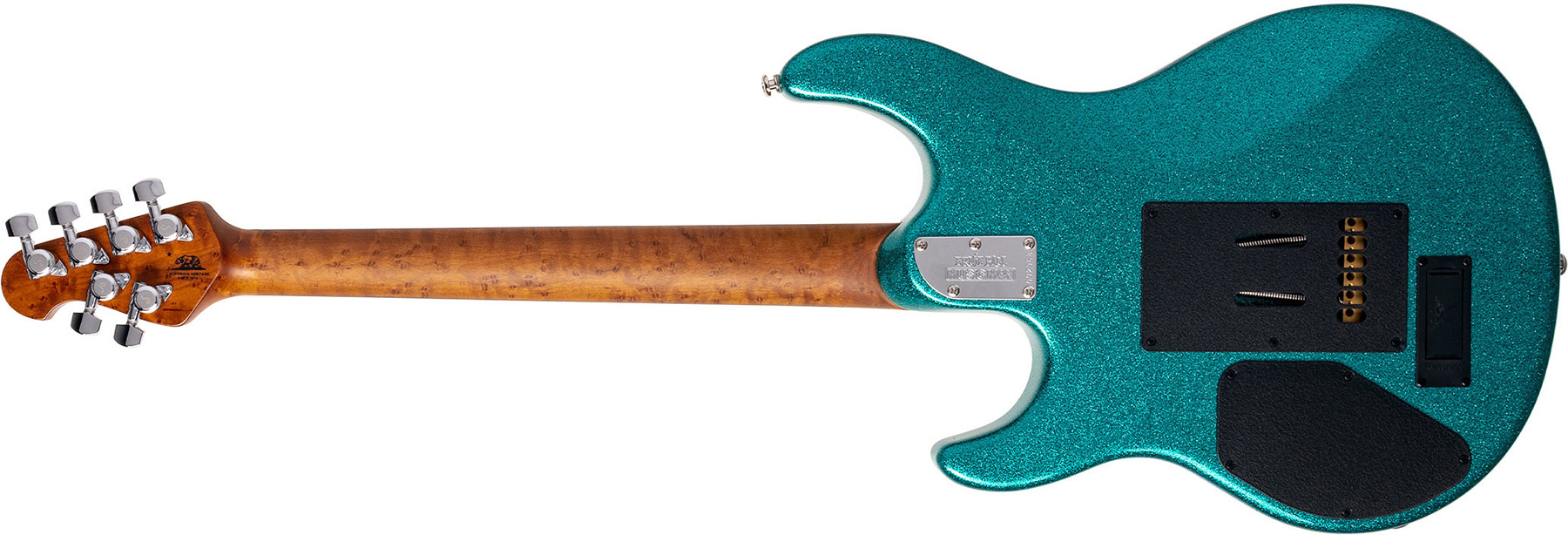 Music Man Steve Lukather Luke Iii 3 Hss Signature Trem Rw - Ocean Sparkle - E-Gitarre in Str-Form - Variation 1