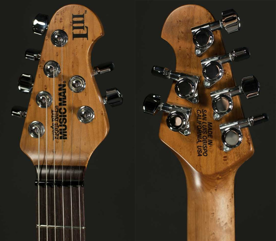 Music Man Steve Lukather Luke Iii 3 Hh Signature Trem Rw - Black - E-Gitarre in Str-Form - Variation 3