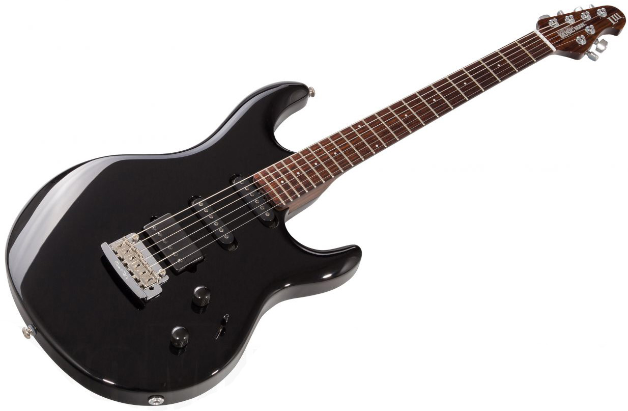 Music Man Steve Lukather Luke 3 Hss - Black - E-Gitarre in Str-Form - Variation 2