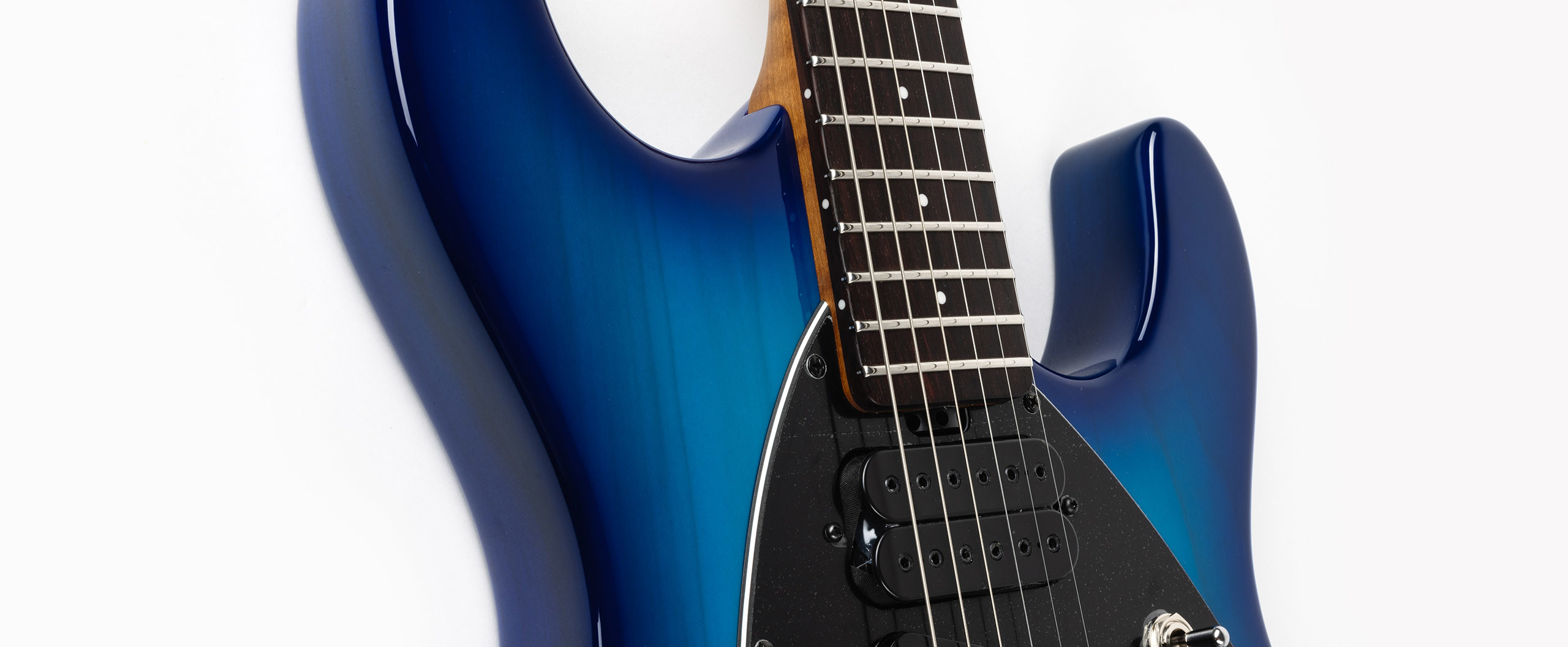 Music Man Steve Morse Usa Hssh Ht Rw - Morse Blue Burst - E-Gitarre in Str-Form - Variation 3