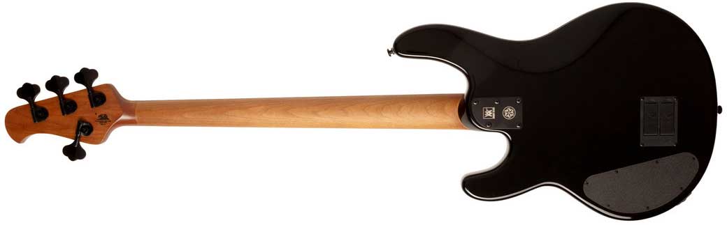 Music Man Stingray Darkray H Active Eb +housse - Obsidian Black - Solidbody E-bass - Variation 1