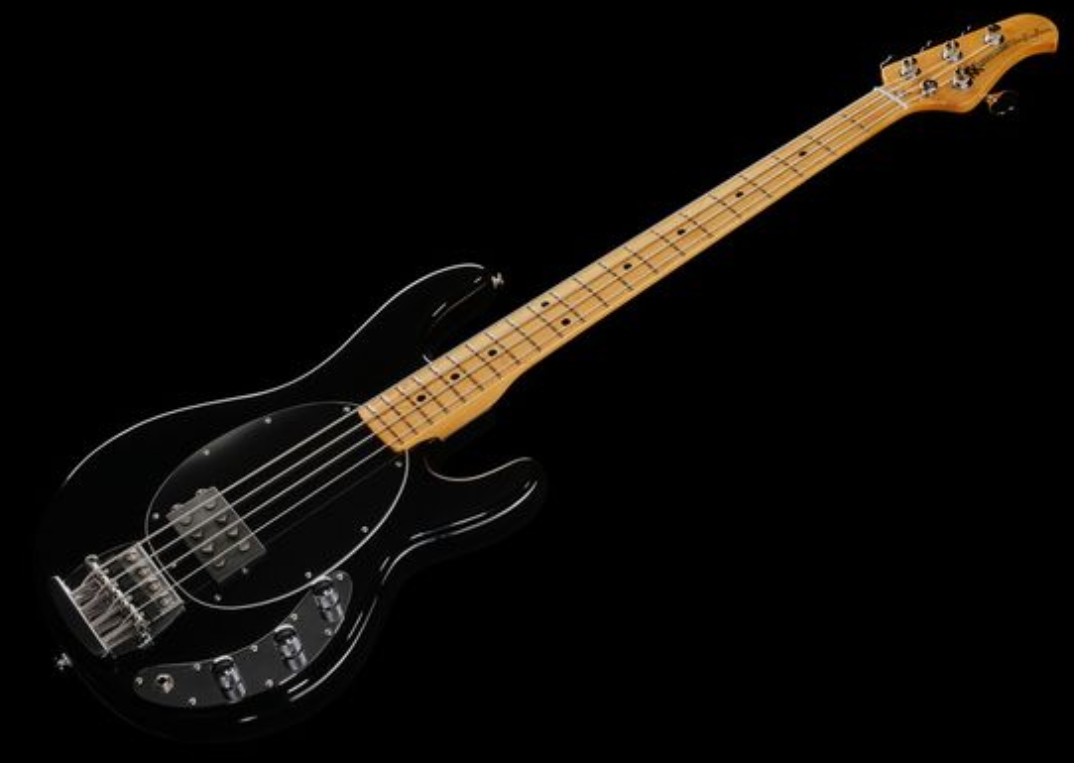 Music Man Stingray Retro 70s Usa Active Mn - Black - Solidbody E-bass - Variation 1