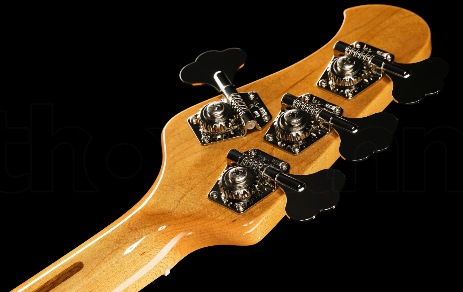 Music Man Stingray Retro 70s Usa Active Mn - Black - Solidbody E-bass - Variation 5