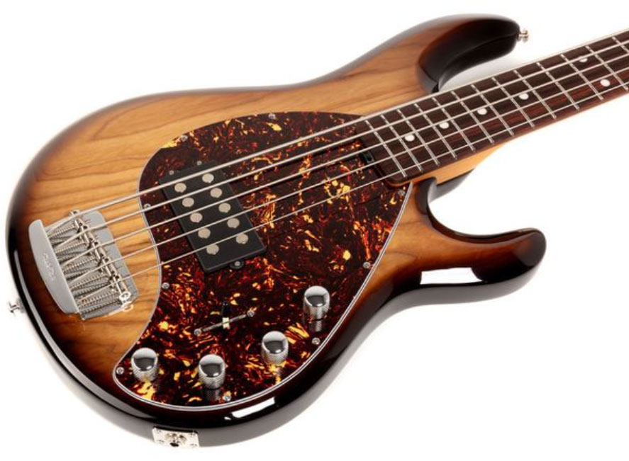 Music Man Stingray Special H 5c Active Rw +housse - Burnt Ends - Solidbody E-bass - Variation 2