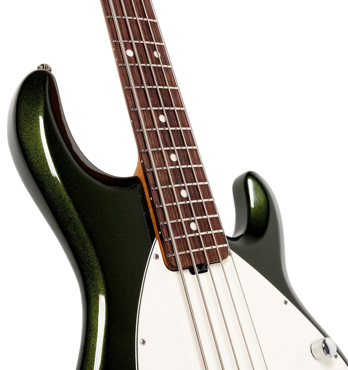 Music Man Stingray Special H 5c Active Rw +housse - Fallout Green - Solidbody E-bass - Variation 3