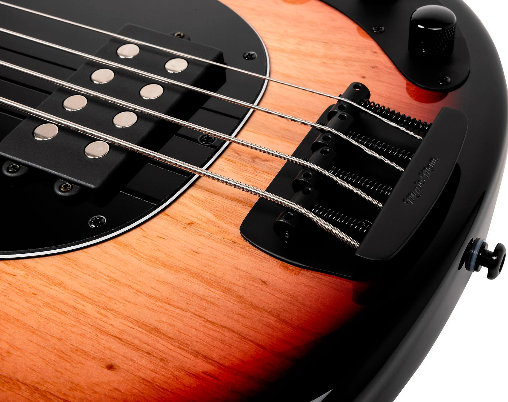 Music Man Stingray Special H Active Eb +housse - Faded Vintage Sunburst - Solidbody E-bass - Variation 4