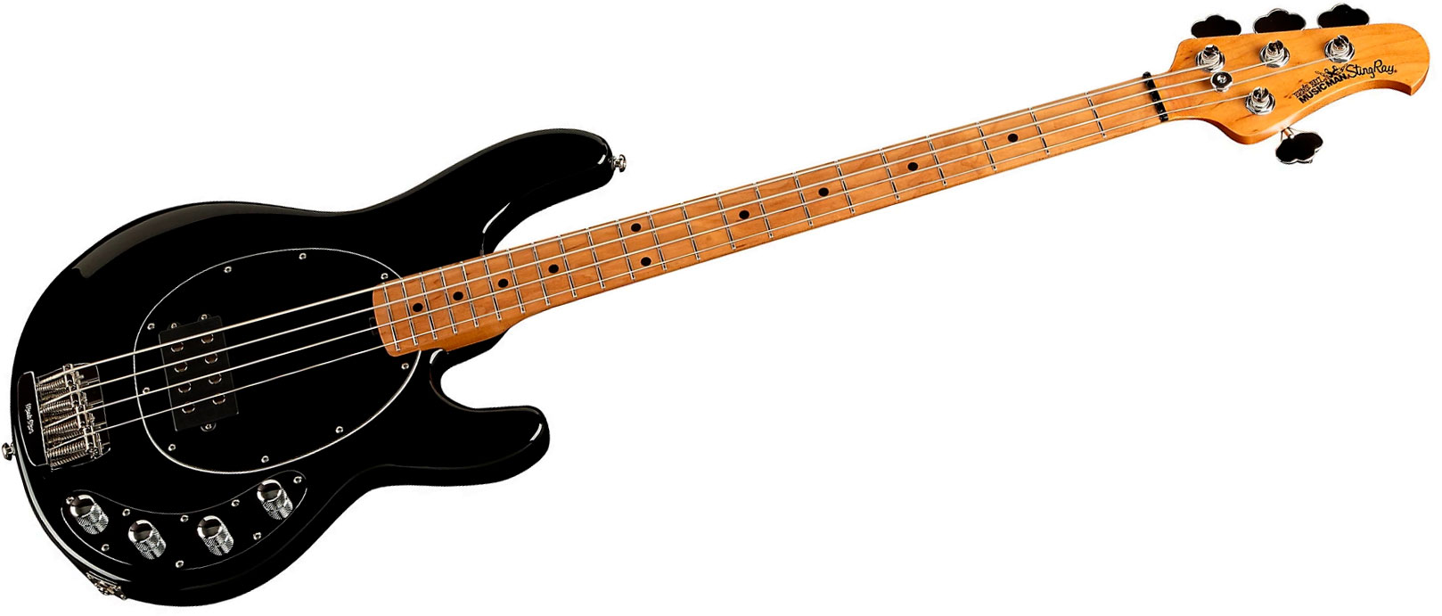 Music Man Stingray Special H Active Mn +housse - Black - Solidbody E-bass - Variation 2