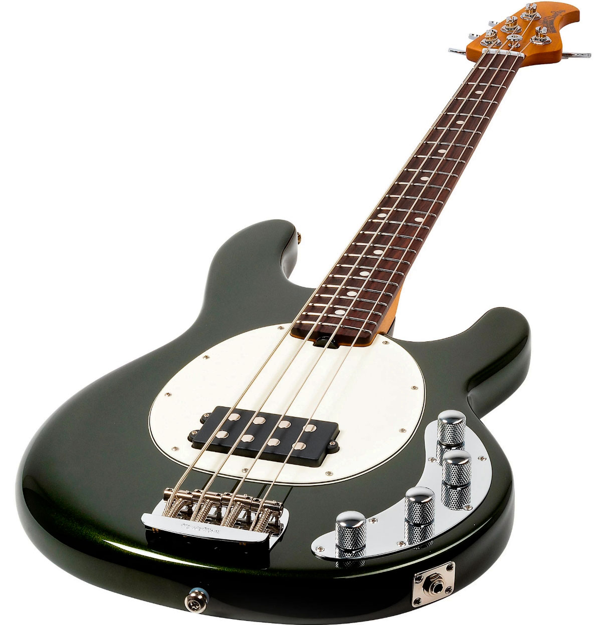 Music Man Stingray Special H Active Rw +housse - Fallout Green - Solidbody E-bass - Variation 2