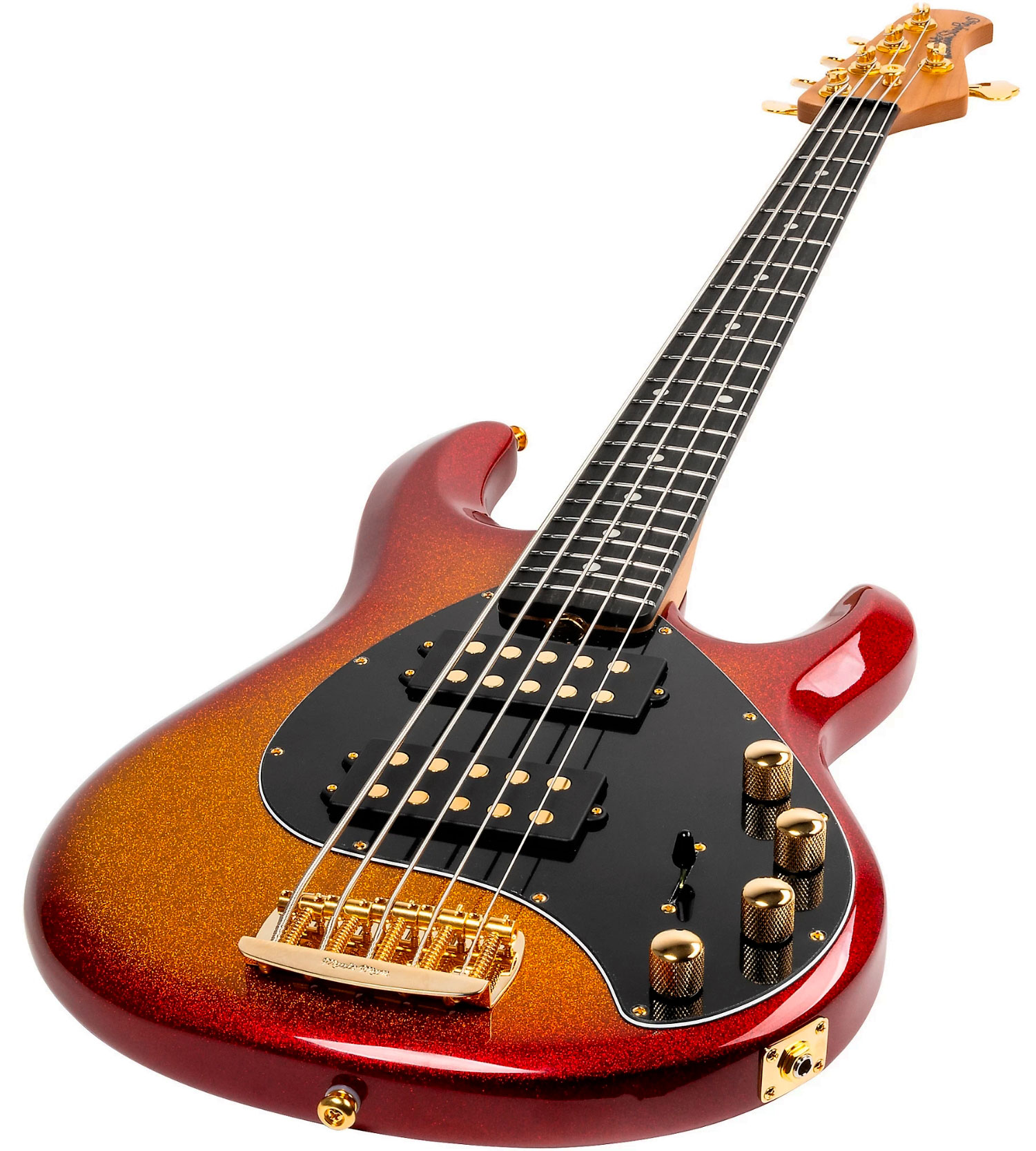 Music Man Stingray Special Hh 5c Active Eb +housse - Cherry Punch - Solidbody E-bass - Variation 2
