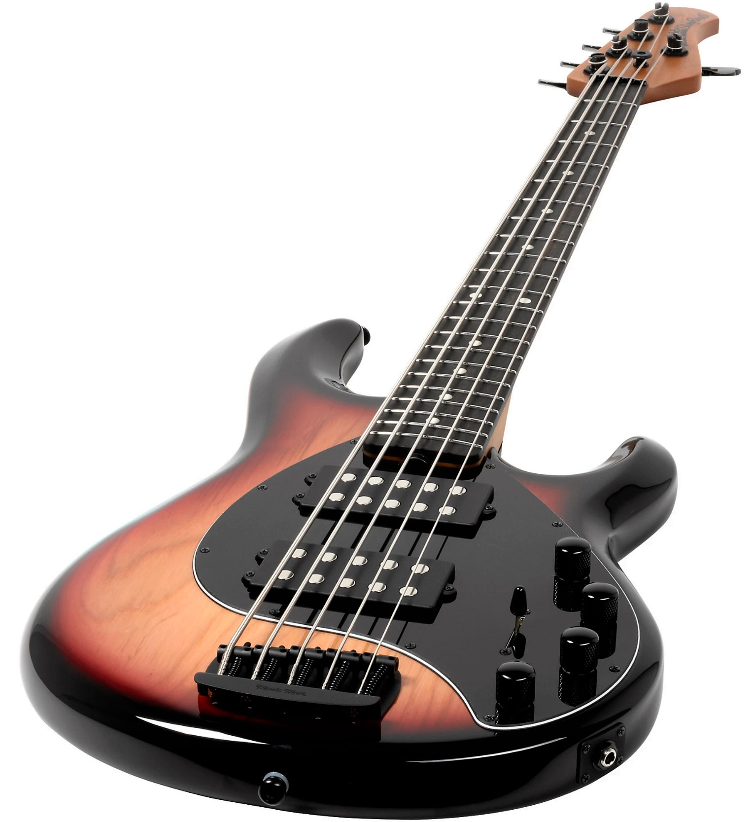 Music Man Stingray Special Hh 5c Active Eb +housse - Faded Vintage Sunburst - Solidbody E-bass - Variation 2