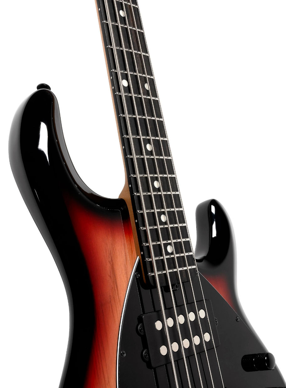 Music Man Stingray Special Hh 5c Active Eb +housse - Faded Vintage Sunburst - Solidbody E-bass - Variation 3