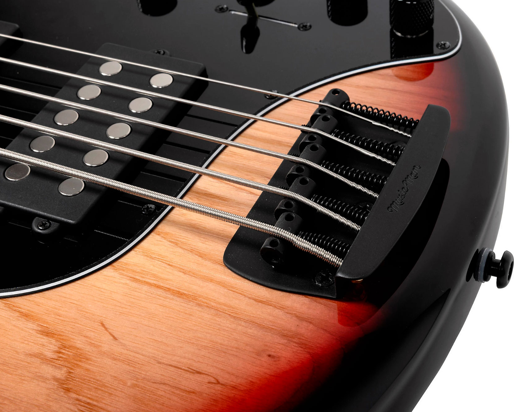 Music Man Stingray Special Hh 5c Active Eb +housse - Faded Vintage Sunburst - Solidbody E-bass - Variation 4