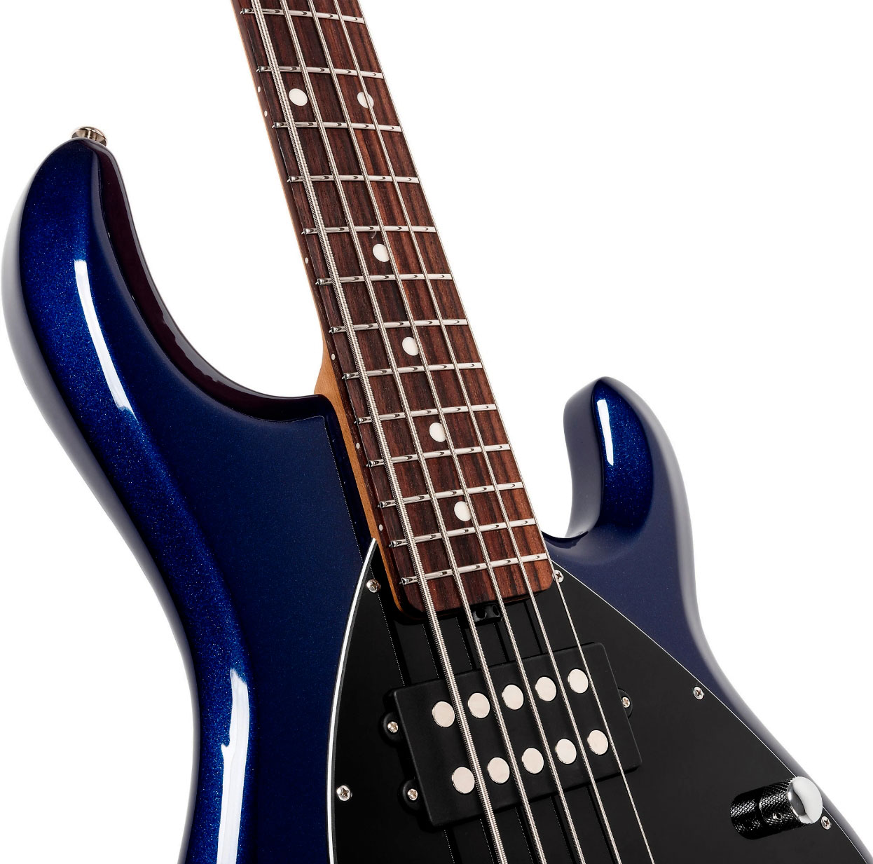 Music Man Stingray Special Hh 5c Active Rw +housse - Butane Blue - Solidbody E-bass - Variation 3
