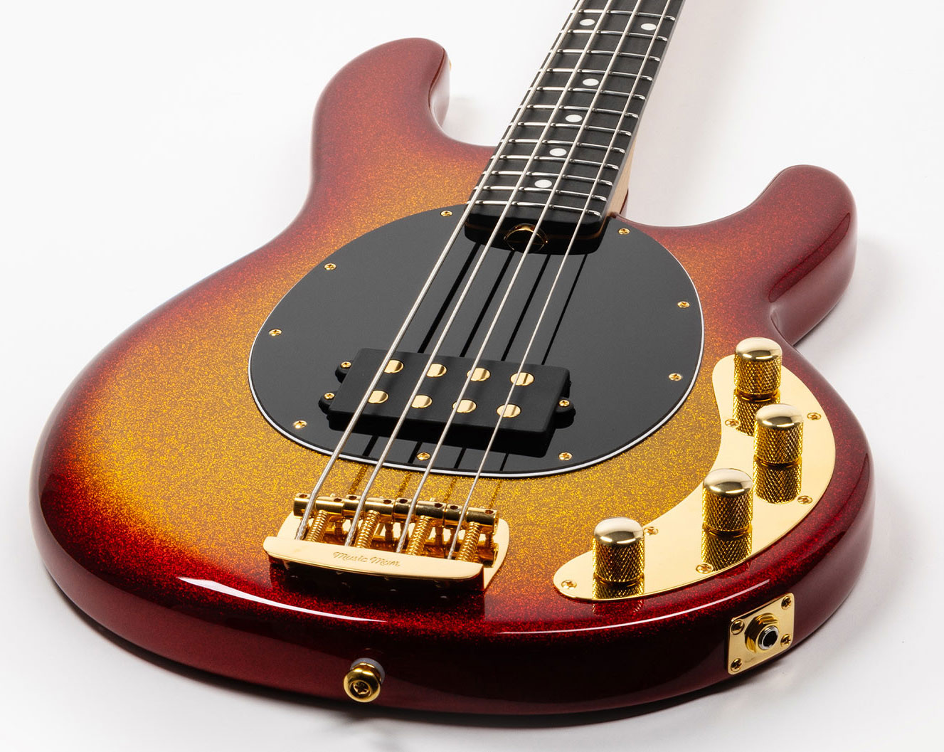 Music Man Stingray Special Hh Active Eb +housse - Cherry Punch - Solidbody E-bass - Variation 2