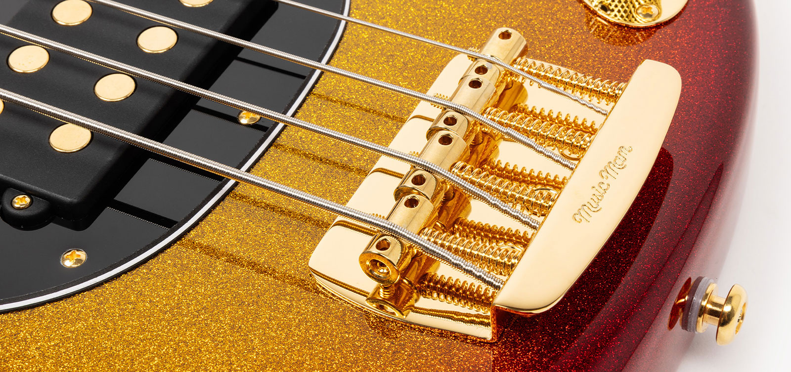 Music Man Stingray Special Hh Active Eb +housse - Cherry Punch - Solidbody E-bass - Variation 3