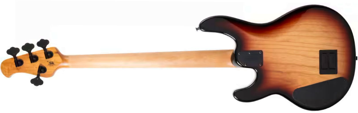 Music Man Stingray Special Hh Active Eb +housse - Faded Vintage Sunburst - Solidbody E-bass - Variation 1