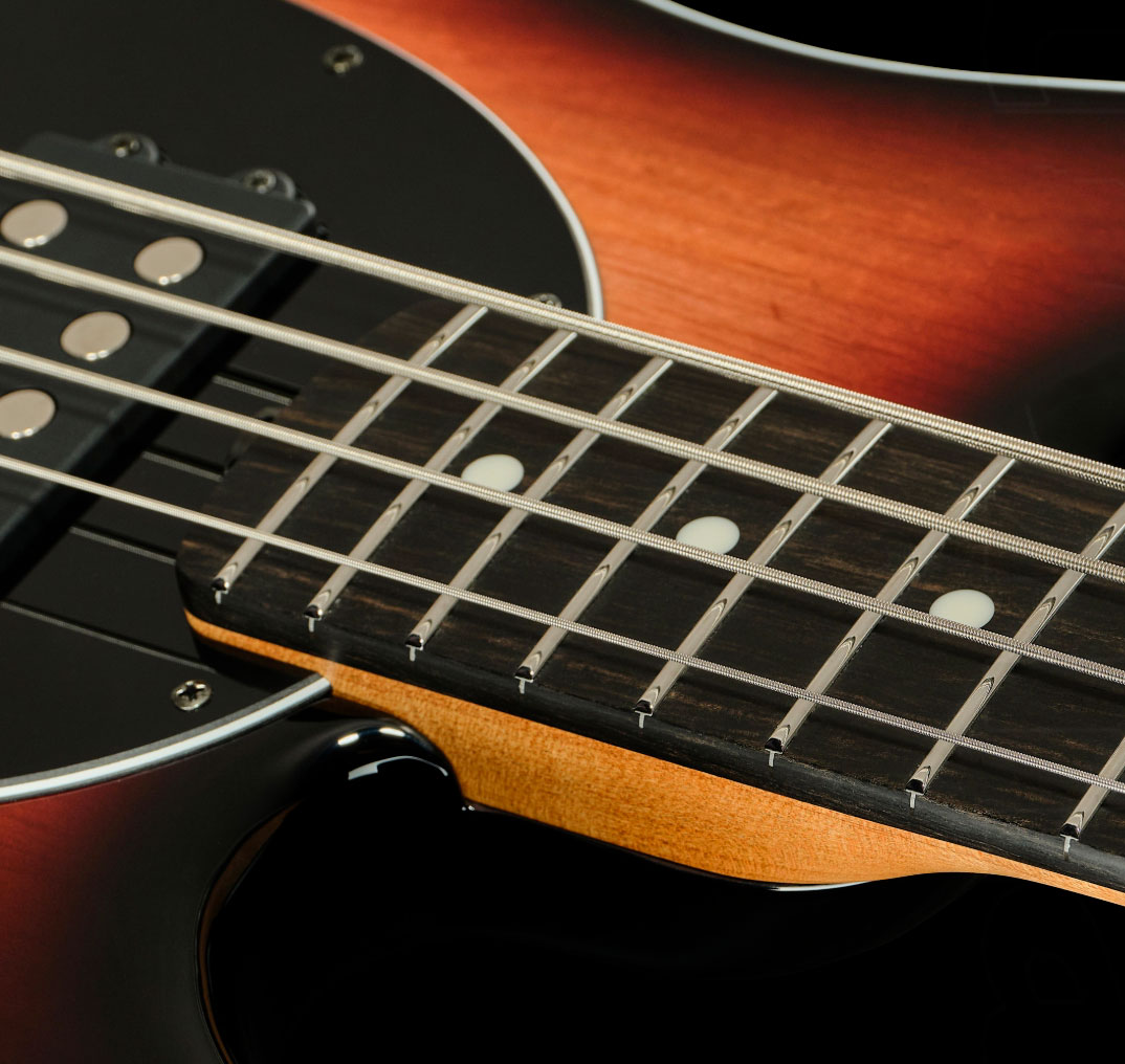 Music Man Stingray Special Hh Active Eb +housse - Faded Vintage Sunburst - Solidbody E-bass - Variation 3